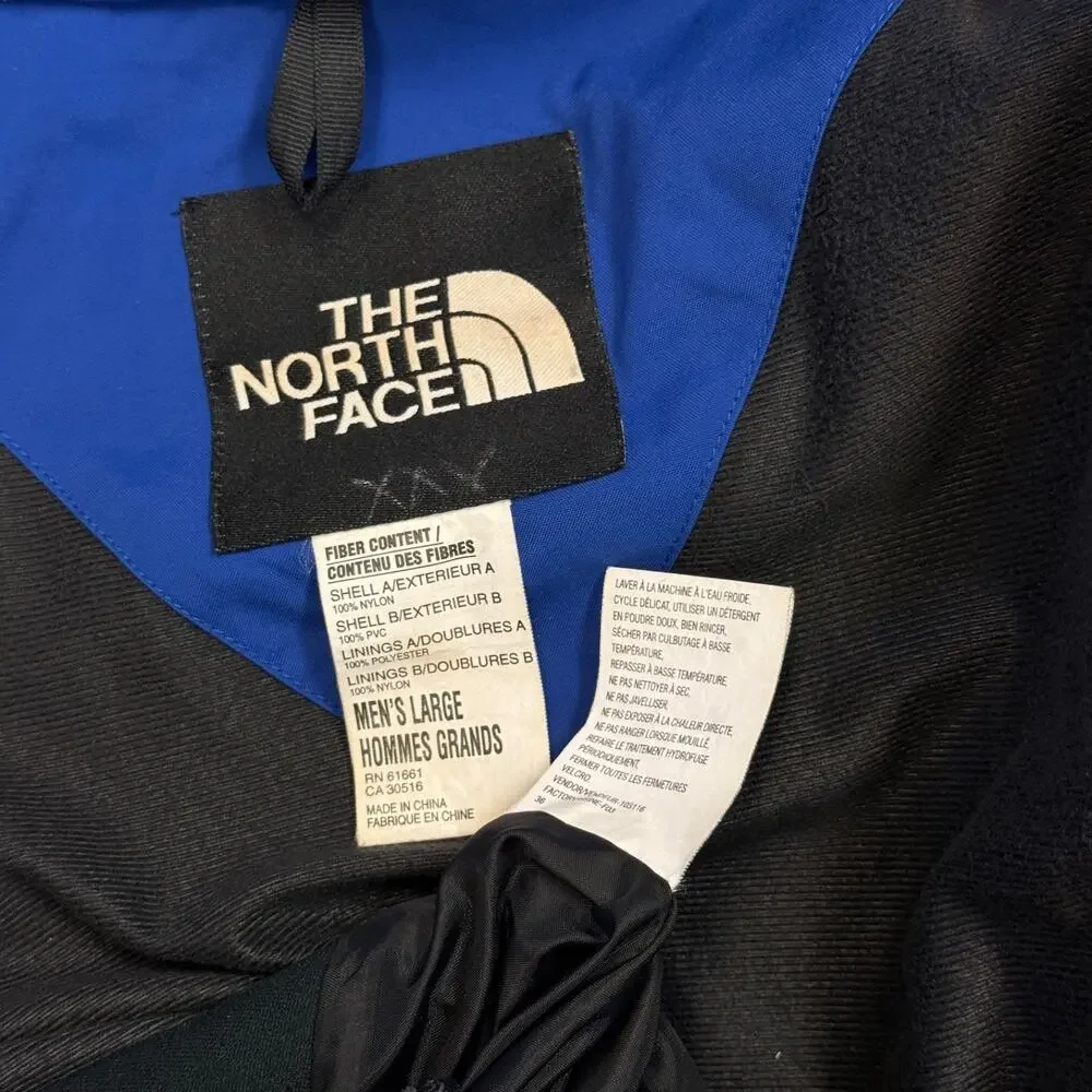 The North Face L men's blue/black EXTREME gear Ski jacket snowboarding vintage